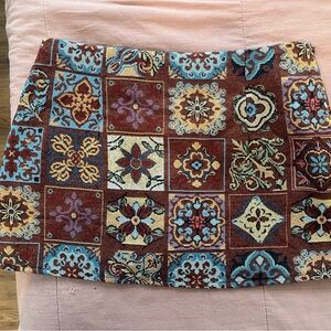 Cider Tapestry Mini Skirt